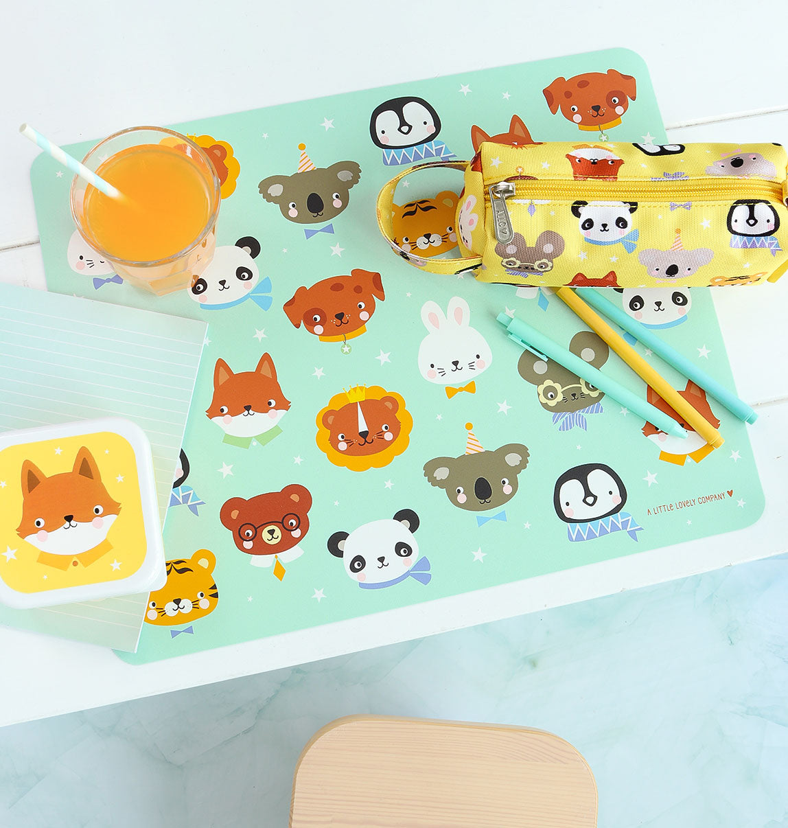 Placemat: Dierenvriendjes