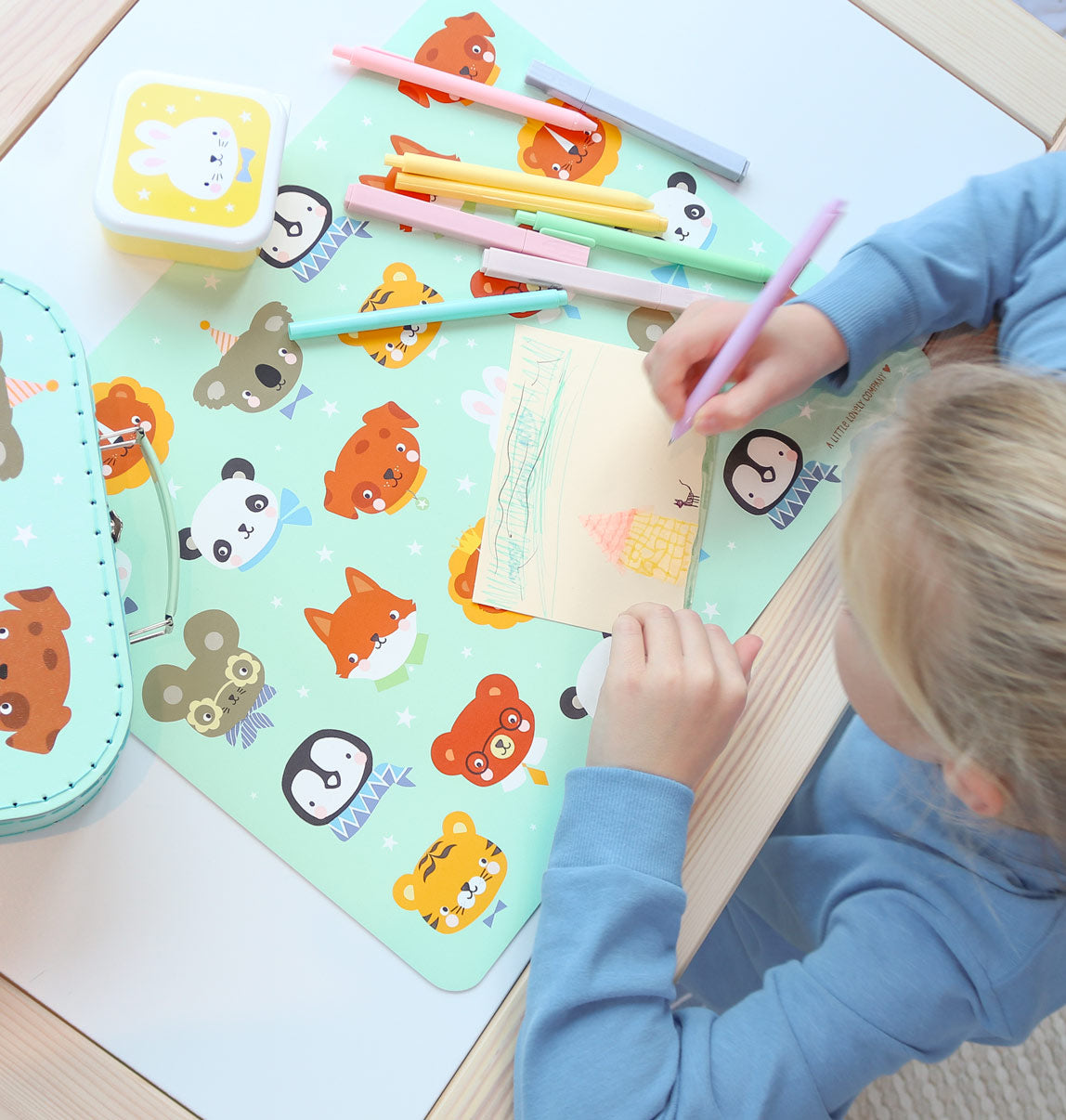 Placemat: Dierenvriendjes