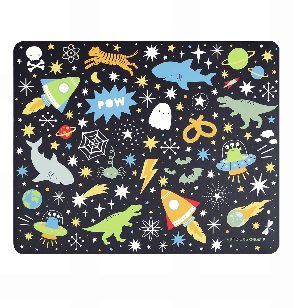 zwarte galaxy placemat 