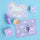 Placemat: Jumping unicorn