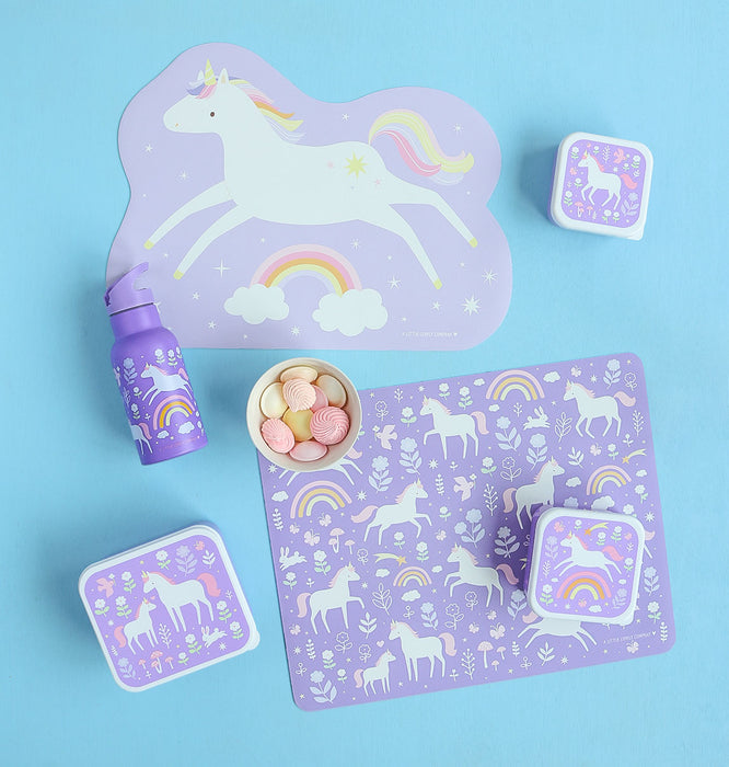 Placemat: Jumping unicorn