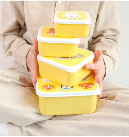 Lunch & snack box set: Dierenvriendjes