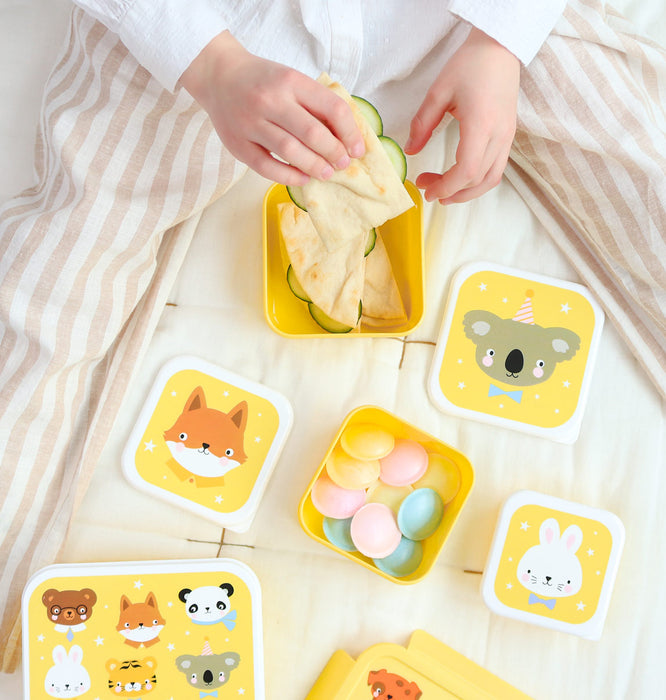Lunch & snack box set: Dierenvriendjes