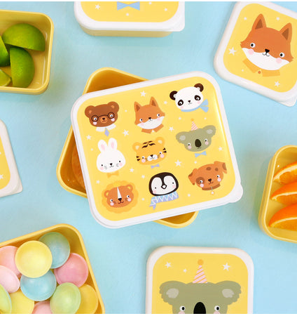 Lunch & snack box set: Dierenvriendjes