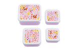 Lunch & snack box set: Bloementuin