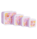 Lunch & snack box set: Bloementuin