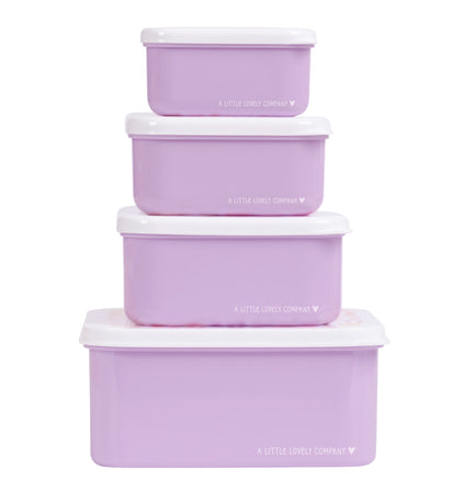 Lunch & snack box set: Bloementuin