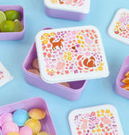 Lunch & snack box set: Bloementuin