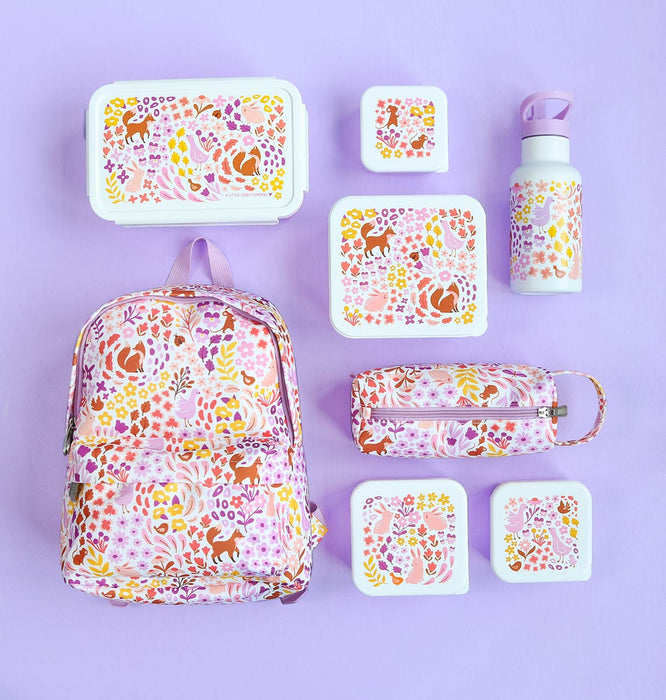 Lunch & snack box set: Bloementuin
