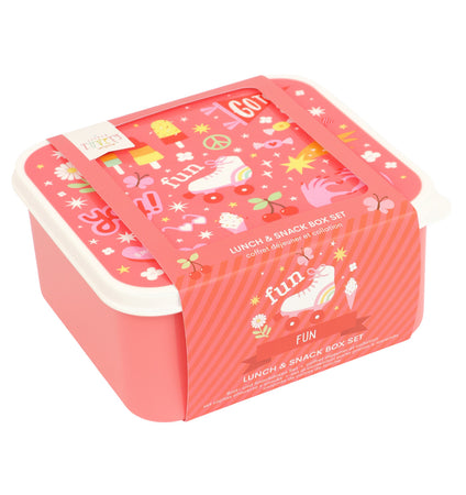 Lunch & snack box set: Fun