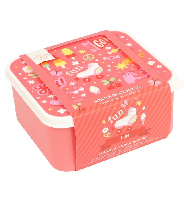 Lunch & snack box set: Fun