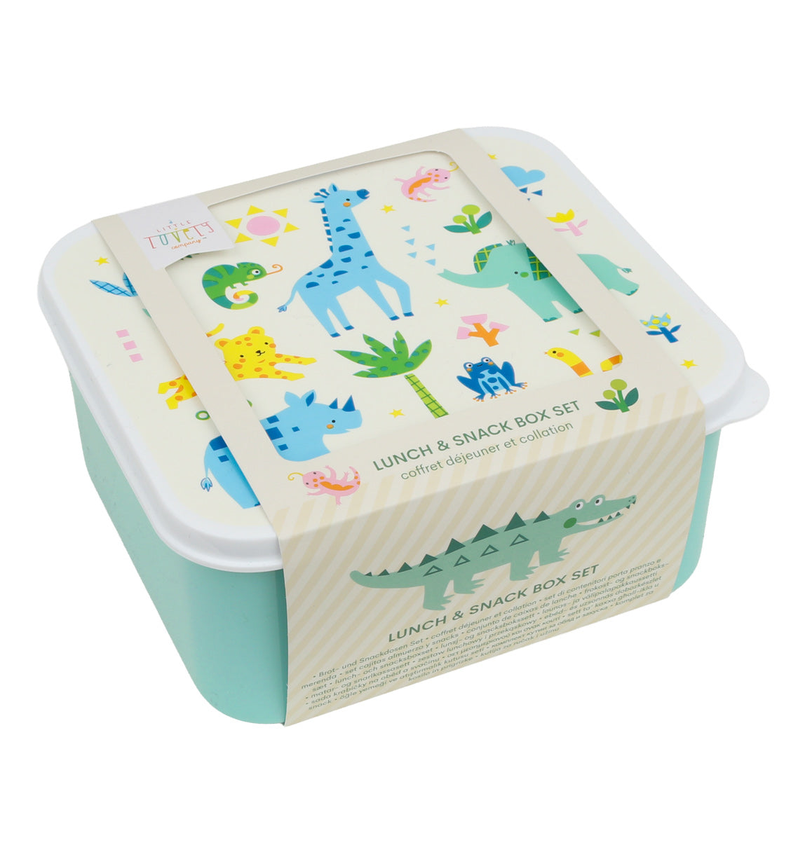 Lunch & snack box set: Jungle