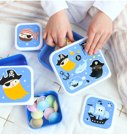 Lunch & snack box set: Piraten