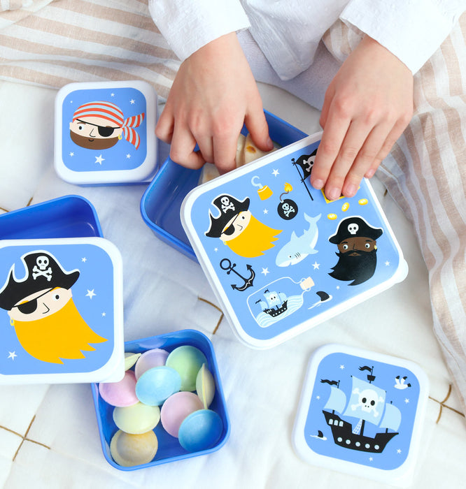 Lunch & snack box set: Piraten