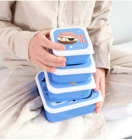 Lunch & snack box set: Piraten