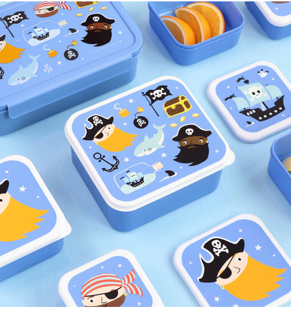 Lunch & snack box set: Piraten