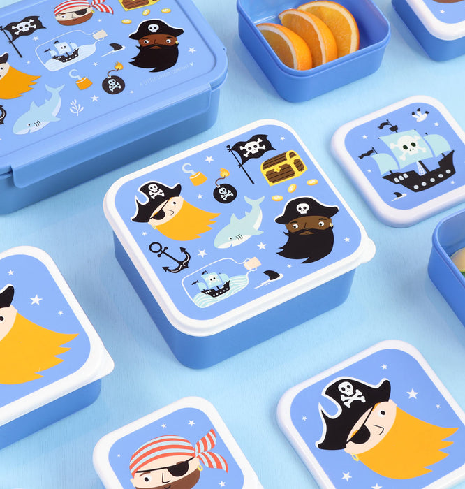 Lunch & snack box set: Piraten