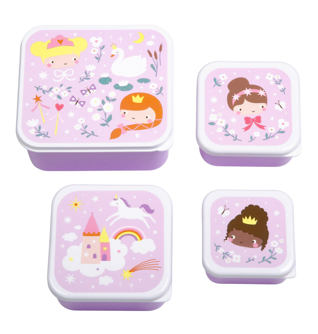 Lunch & snack box set: Prinsessen
