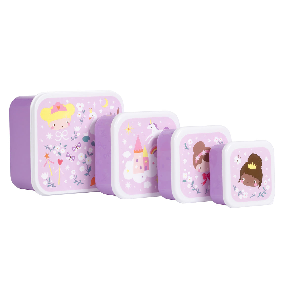 Lunch & snack box set: Prinsessen