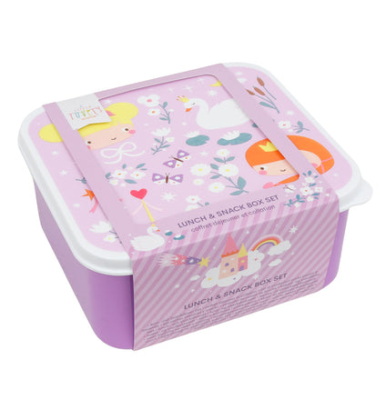 Lunch & snack box set: Prinsessen
