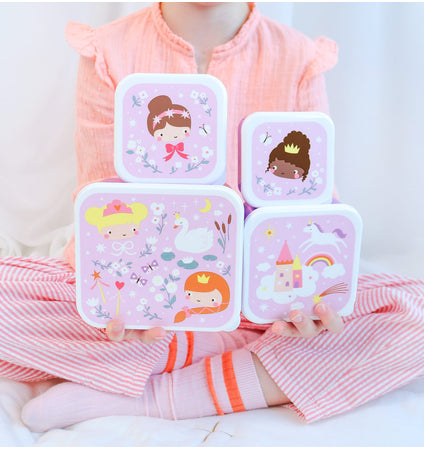 Lunch & snack box set: Prinsessen