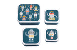 Lunch & snack box set: Robots