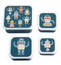 Lunch & snack box set: Robots