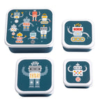 Lunch & snack box set: Robots