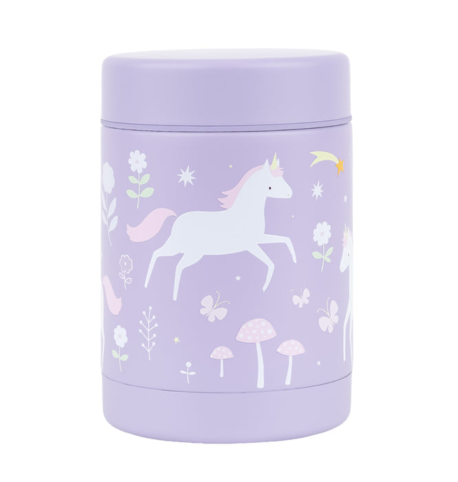 Geïsoleerde RVS voedselpot: Unicorn dreams