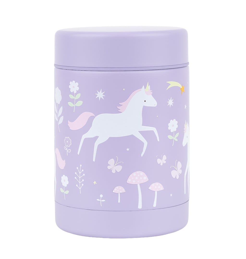 Geïsoleerde RVS voedselpot: Unicorn dreams