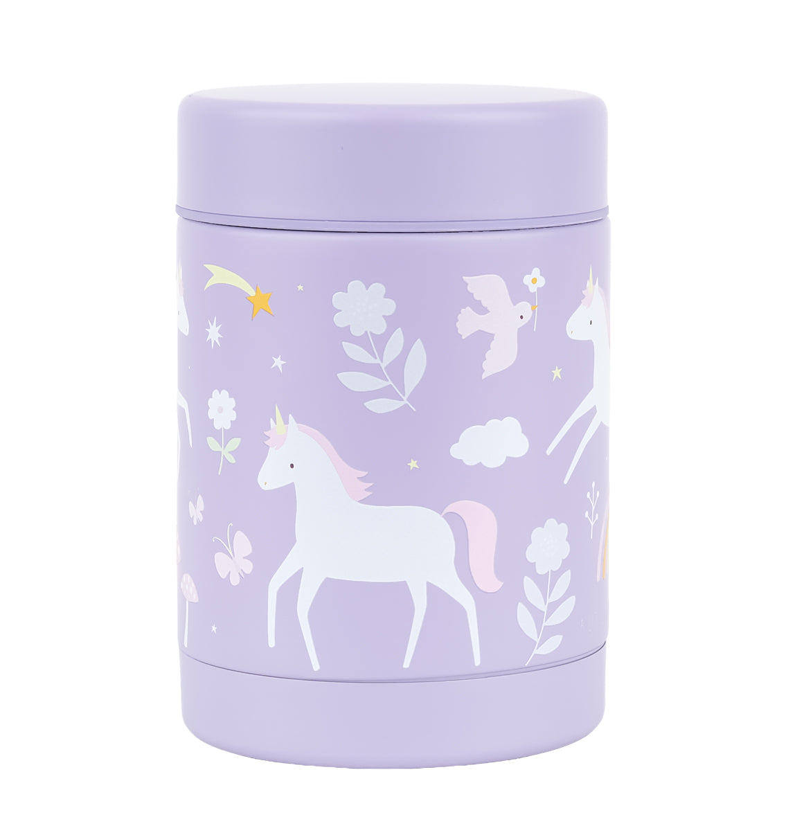 Geïsoleerde RVS voedselpot: Unicorn dreams