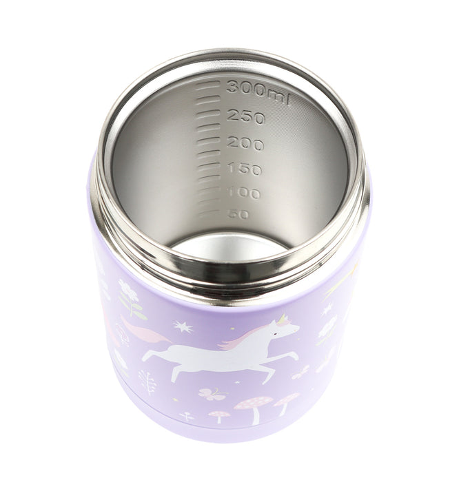 Geïsoleerde RVS voedselpot: Unicorn dreams
