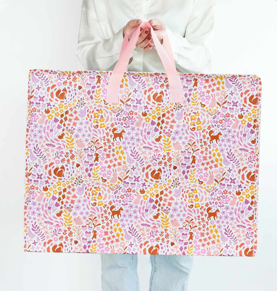 XL Opbergtas: Bloementuin