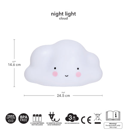 Nachtlamp: Wolk