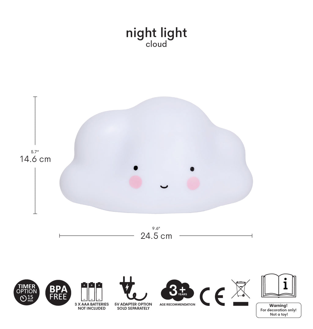 Nachtlamp: Wolk