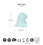 Little light: T-rex - blauw