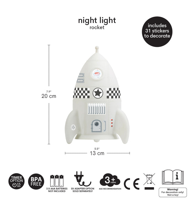Nachtlamp: Raket