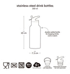 RVS drinkfles: Bosvriendjes