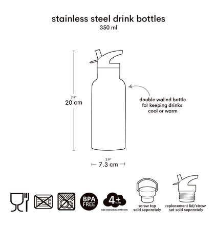 RVS drinkfles: Prinsessen