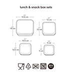 Lunch & snack box set: Dinosaurussen