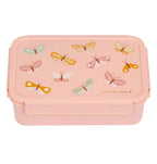 roze bento lunchbox met vlinders van a little lovely company