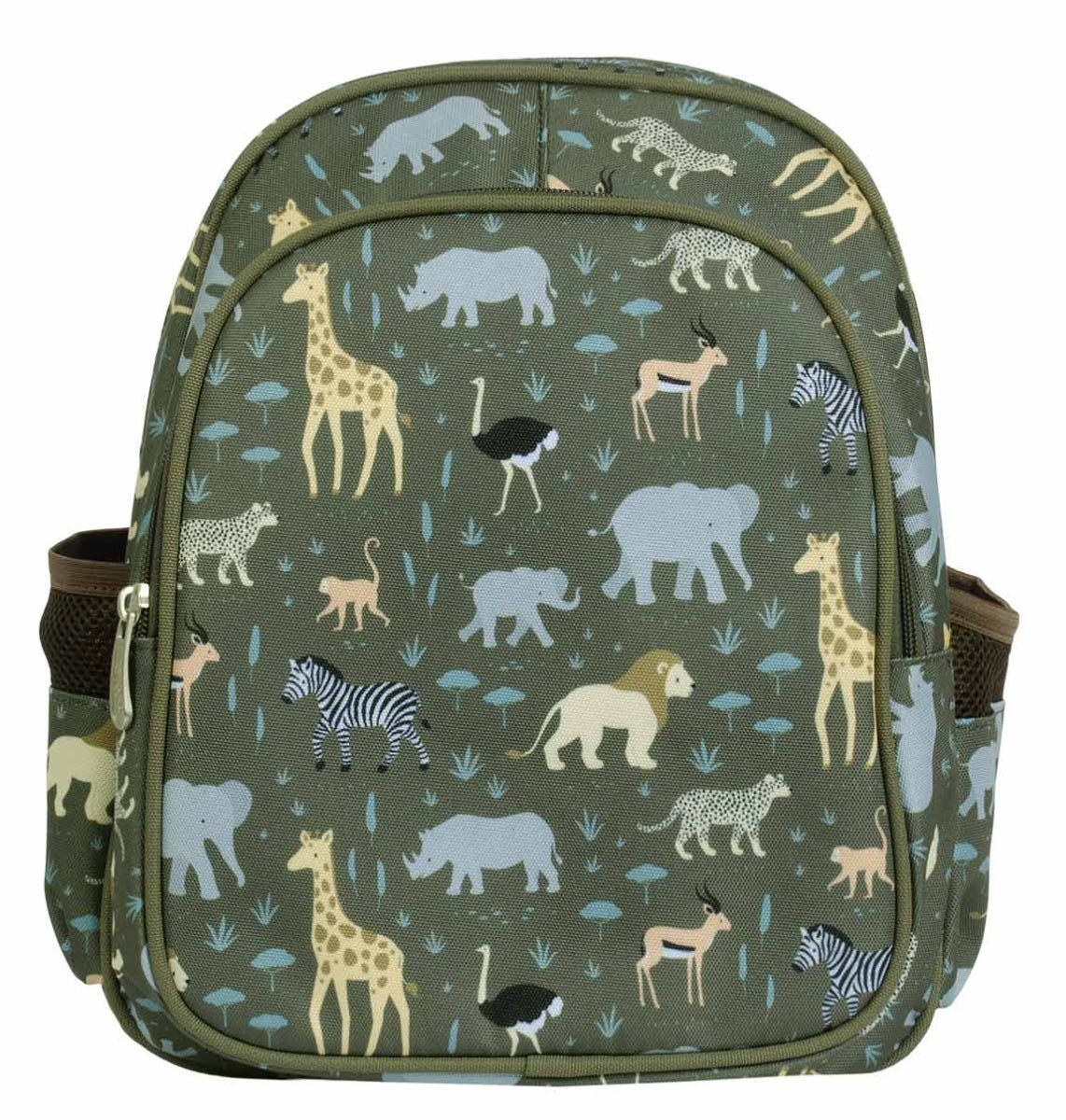 basisschool rugzak met dieren van de savanna van a little lovely company