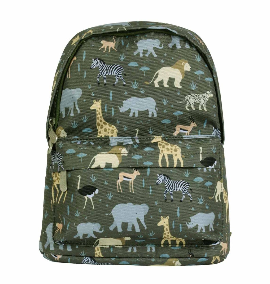 peuter rugzak voor school met wilde dieren print van a little lovely company