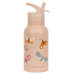 RVS drinkfles: Vlinders