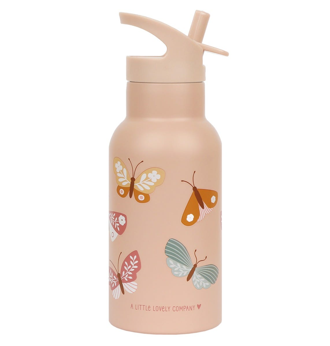 RVS drinkfles: Vlinders