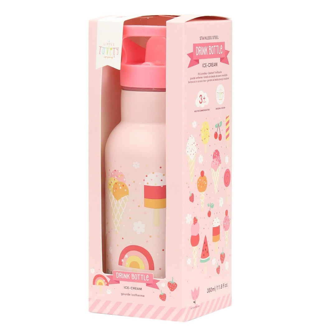 RVS drinkfles: Ijsjes