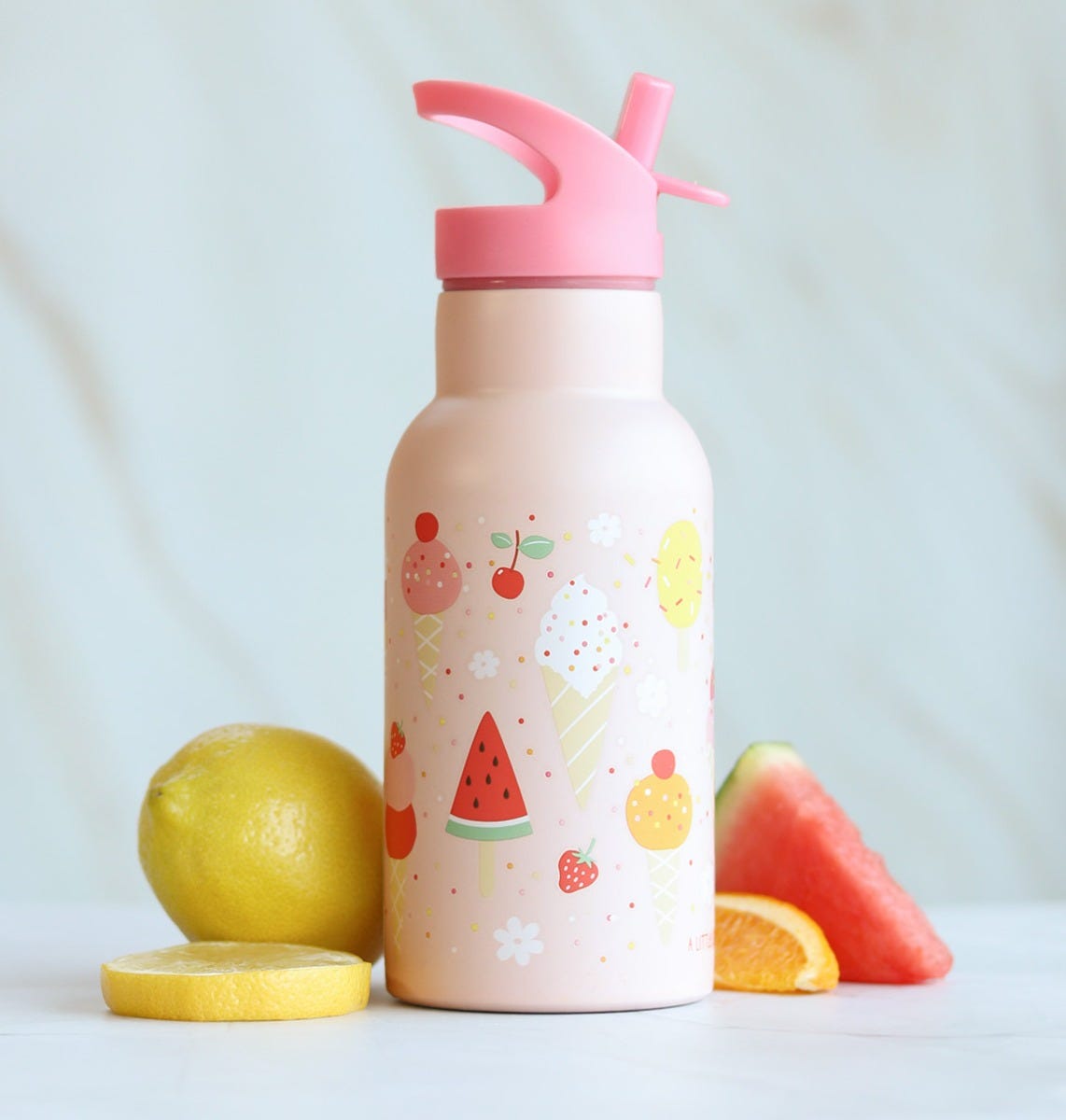 RVS drinkfles: Ijsjes