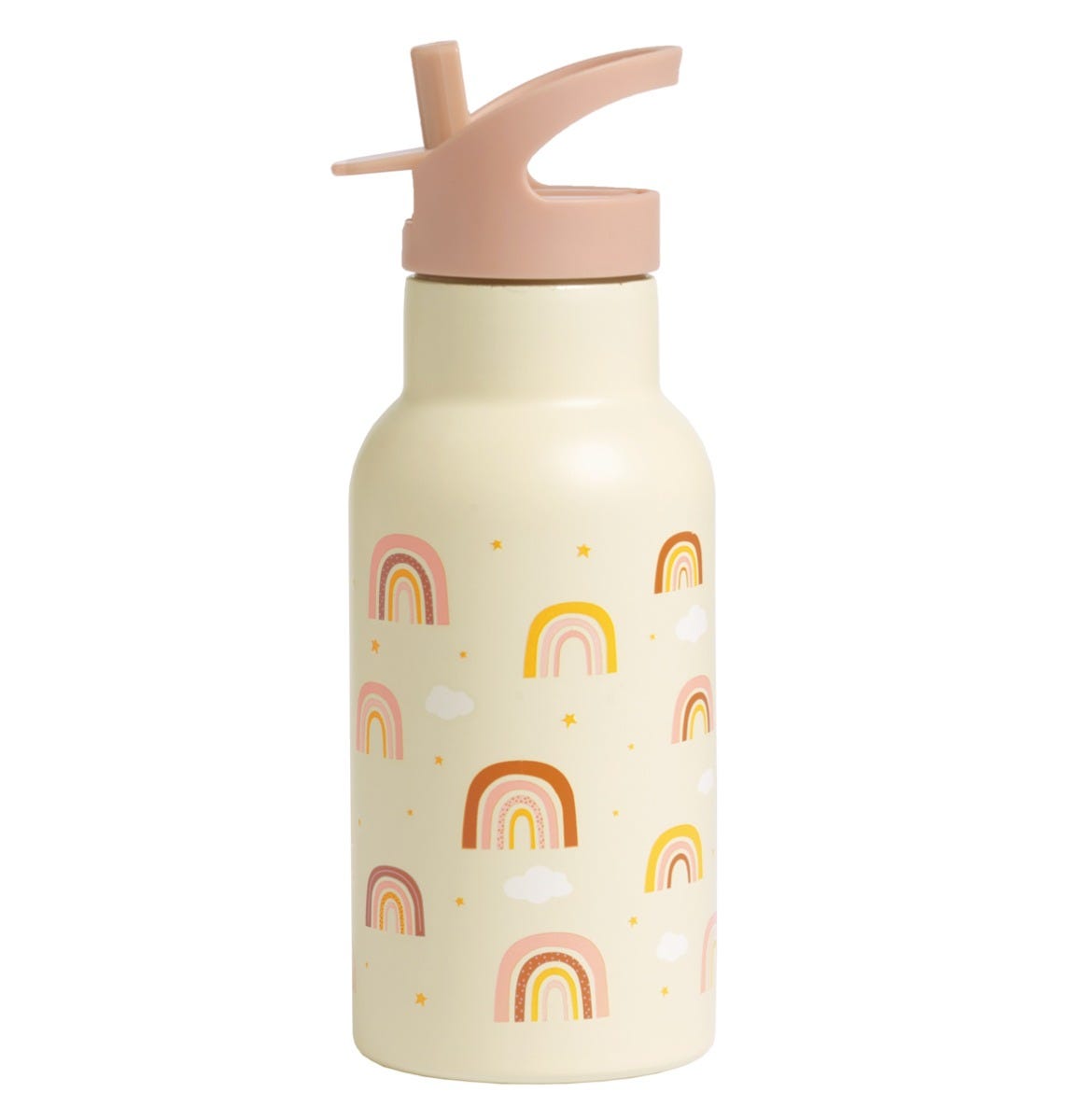 RVS drinkfles: Regenbogen