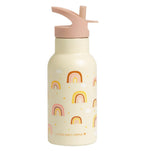 RVS drinkfles: Regenbogen
