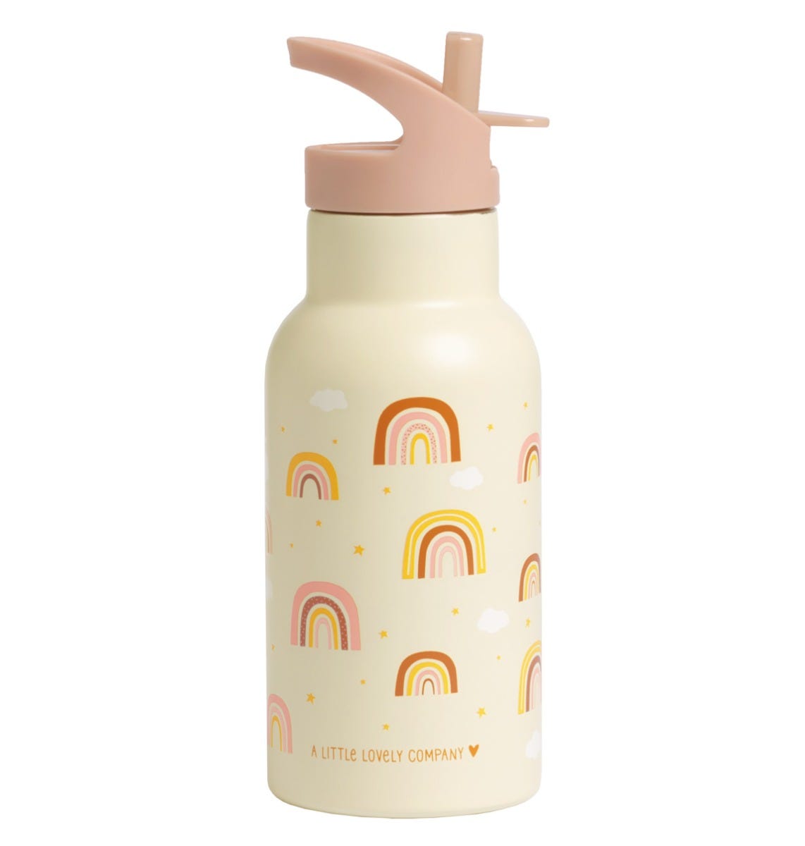 RVS drinkfles: Regenbogen